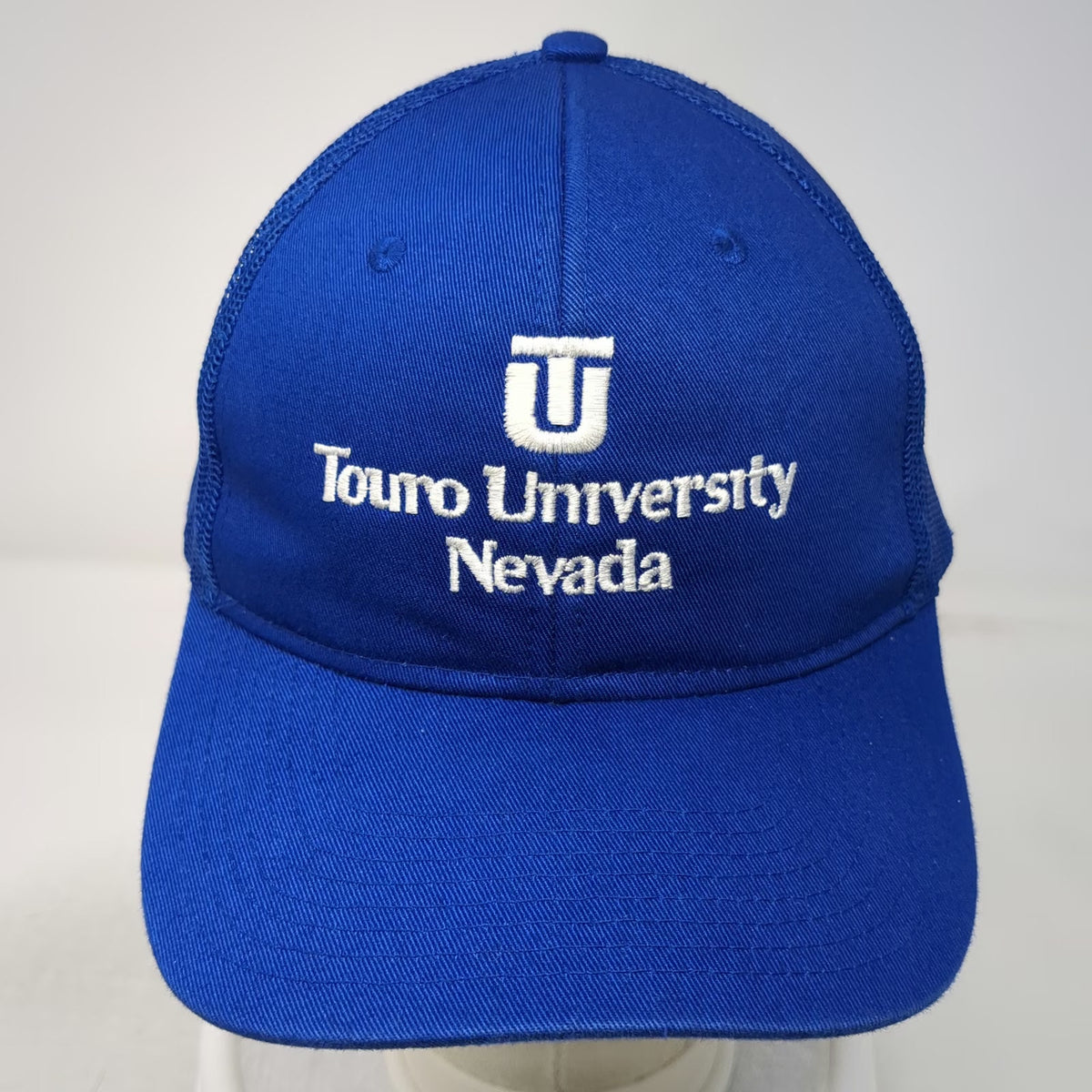 Port Authority Trucker Hat Blue One Size Touro University Nevada Mesh Snapback