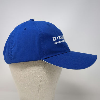 Adams Blue Baseball Cap One Size BASF Chemetall Chemistry Corporate Logo Hat