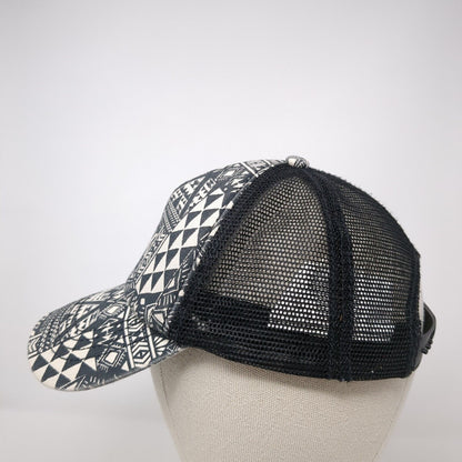 Billabong Snapback Mesh Back Trucker Hat Multi One Size Geo Tribal