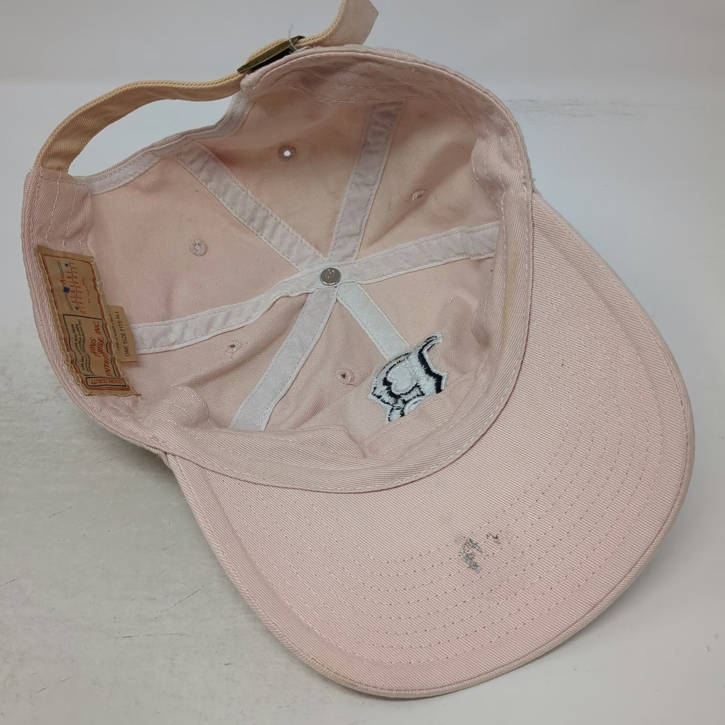 Boston Red Sox MLB Twins Enterprise Baseball Cap Pink One Size Slideback Logo