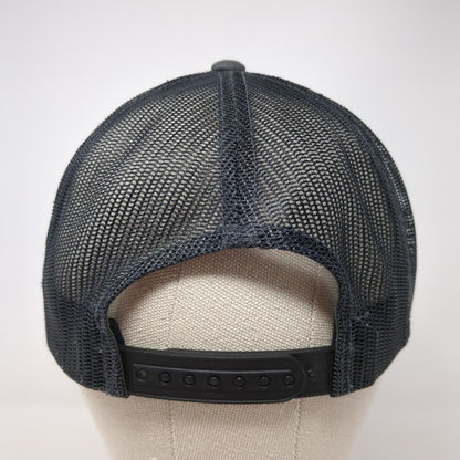 C² Snapback Trucker Hat Gray One Size Adjustable Embroidered Classics Yupoong