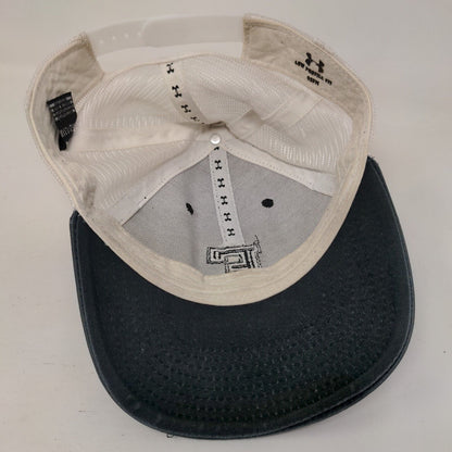 F Initial Snapback Trucker Hat Blue OSFM Low Profile Fit Mesh Back Under Armour