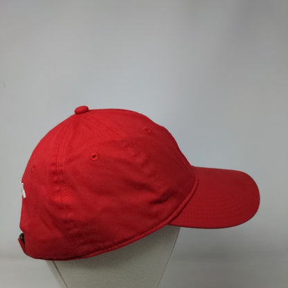 Champion C Logo Slideback Hat Red OSFA Adjustable Embroidered 6 Panel