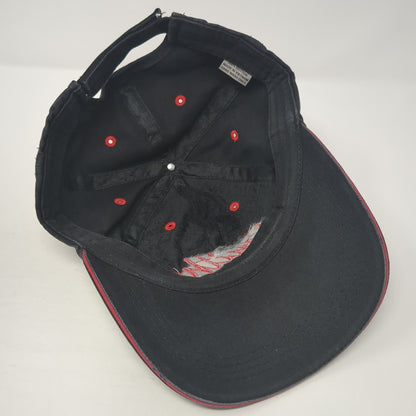 Smith Transportation Inc Strapback Hat Black One Size Solid Adjustable