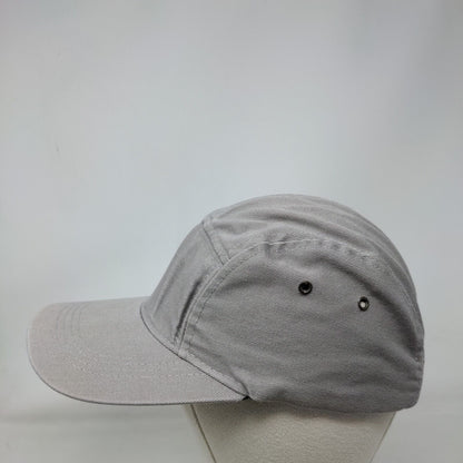 Five Star Slideback 5 Panel Hat Gray One Size Adjustable Solid Blank