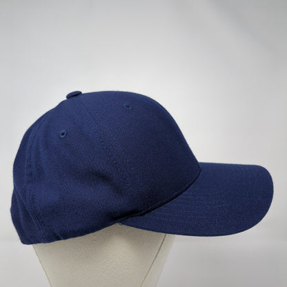 CES Snapback Hat Blue One Size Solid Adjustable Embroidered Sport-Tek