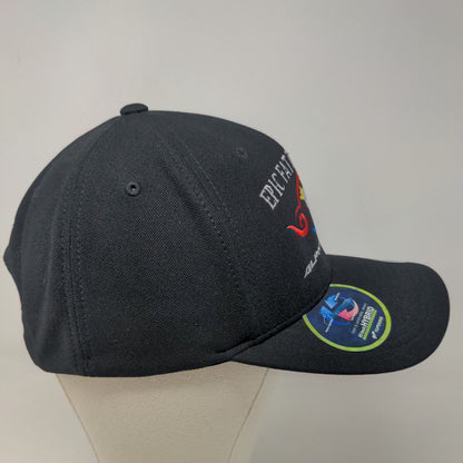 Port Authority Men's Strapback Hat Black OSFA Epic Fat Bike Team Logo