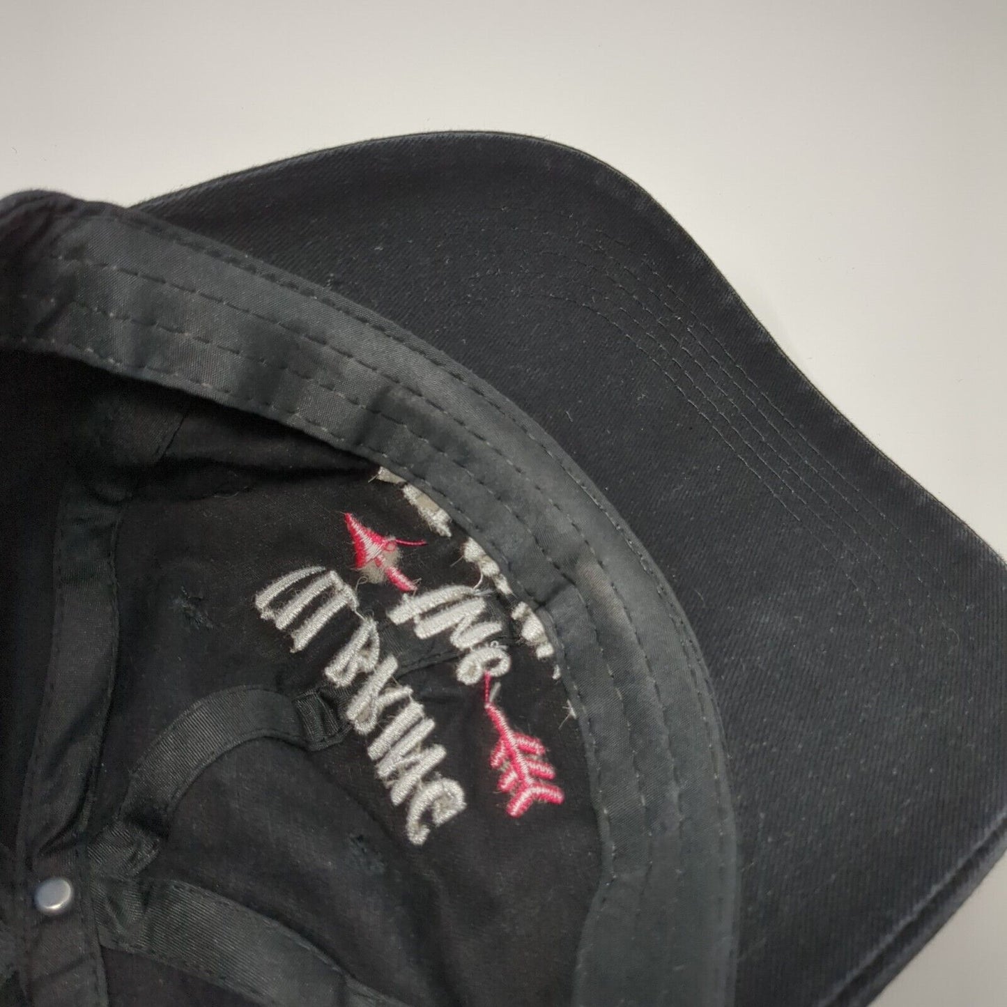 I'll Bring The Getaway Car Slideback Hat Black OSFA Embroidered 6 Panel