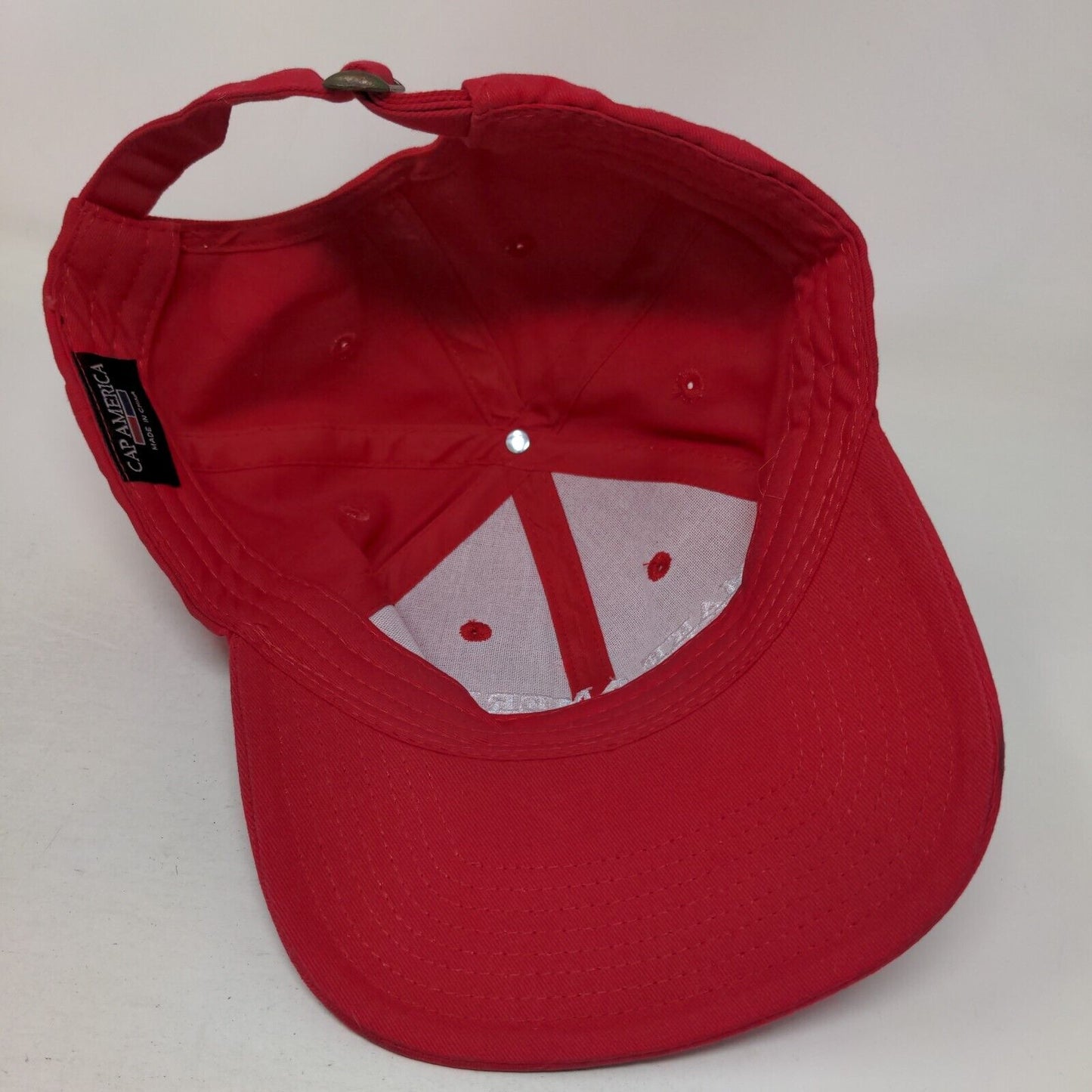 Make America Safe Again Slideback Hat Red One Size Embroidered Cap America