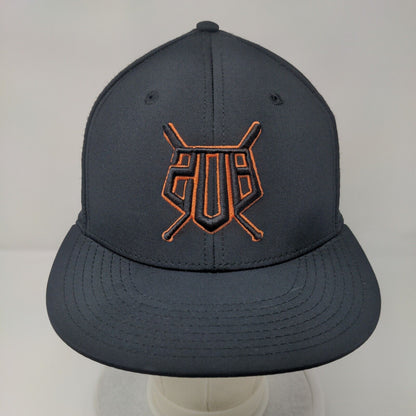 The Game Fitted Hat Black Small Breathable Lightweight Embroidered 6 Panel