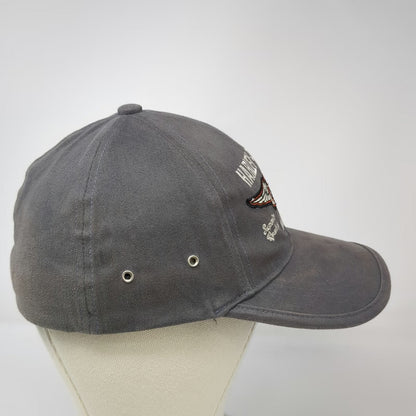 Harley-Davidson Baseball Cap Gray One Size Motorcycle Since 1903 Stretch Fit Hat