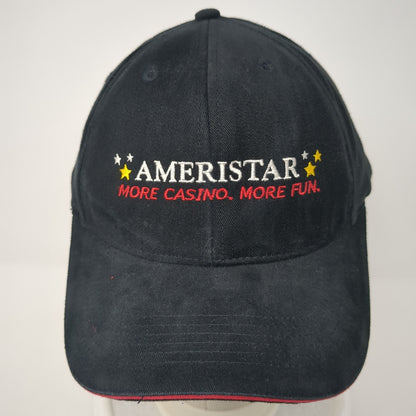 Ameristar More Casino More Fun Baseball Cap Black OS Adjustable Embroidered