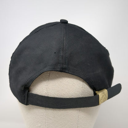 Sportcap 5 Panel Black One Size Hat Mackay Bar River Trips Rope Slideback Patch