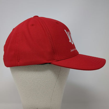 Port Authority Baseball Cap Red One Size Jack's Urban Meeting Place Hat Flexfit