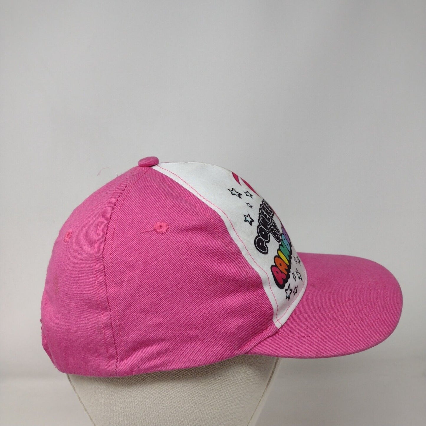 Powered By Rainbow Strapback Hat Pink OSFM Trolls World Tour Dreamworks