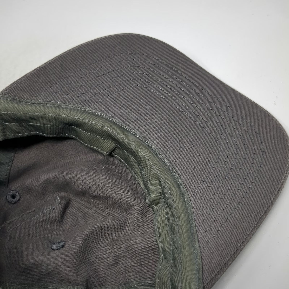 Hit Wear 5 Panel Gray One Size Home Depot Strapback Cotton Hat Logo Square