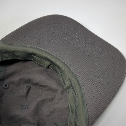 Hit Wear 5 Panel Gray One Size Home Depot Strapback Cotton Hat Logo Square