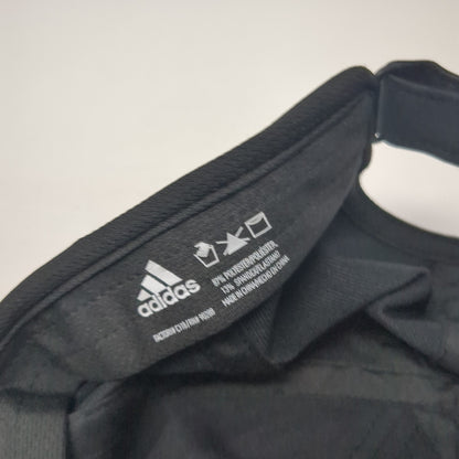 Adidas 3 Stripes Climalite Strapback Hat Black One Size Embroidered Logo