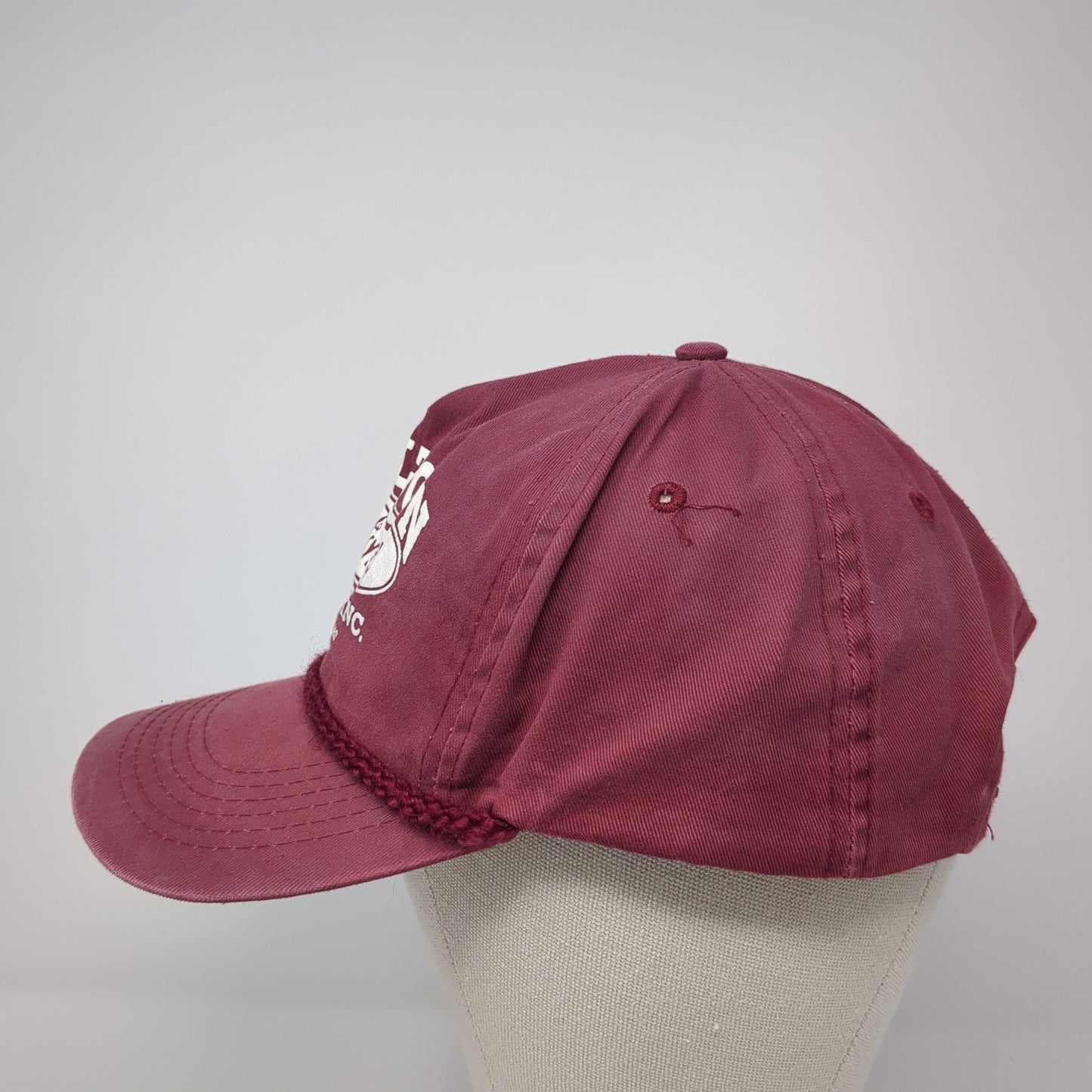 Walton Motors Ford Snapback Rope Hat Red One Size Adjustable Four Seasons
