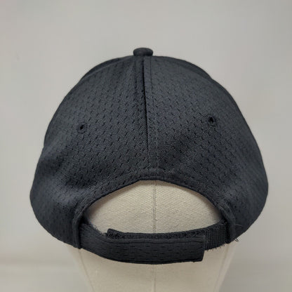 WV Strapback Hat Black OSFA Adjustable Embroidered Vented Holes Port Authority