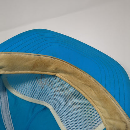 Barbados WI Snapback Hat Blue One Size Adjustable Lightweight Triangle Headwear