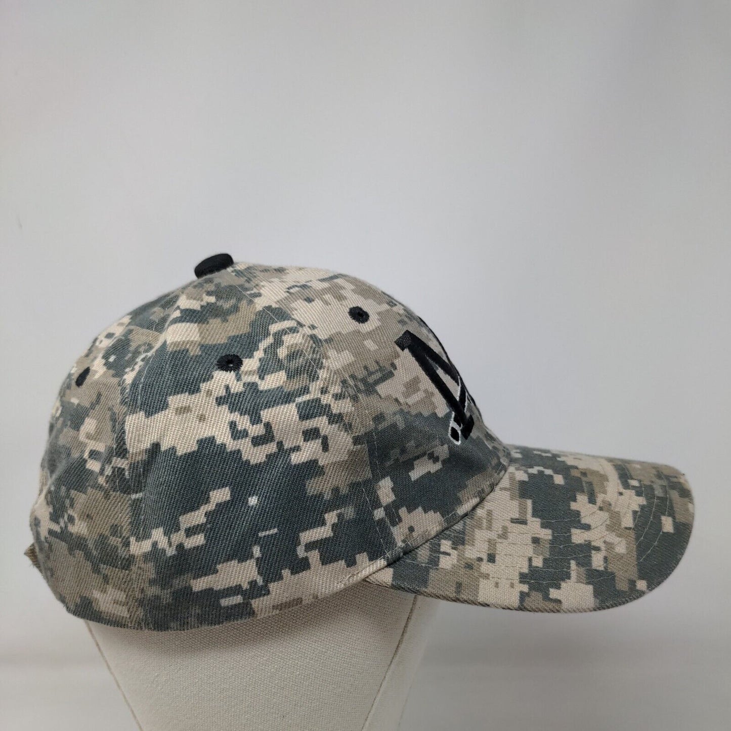 Promotional Adventures Men's Strapback Digital Camo Hat Mississippi Braves Logo