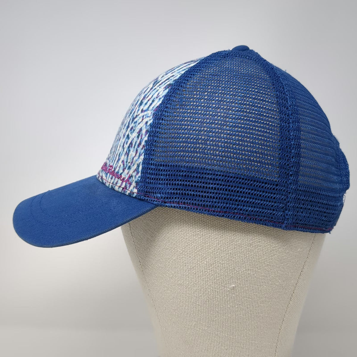 Outdoor Research Trucker Hat Blue Purple One Size Mesh Back Patterned Snapback