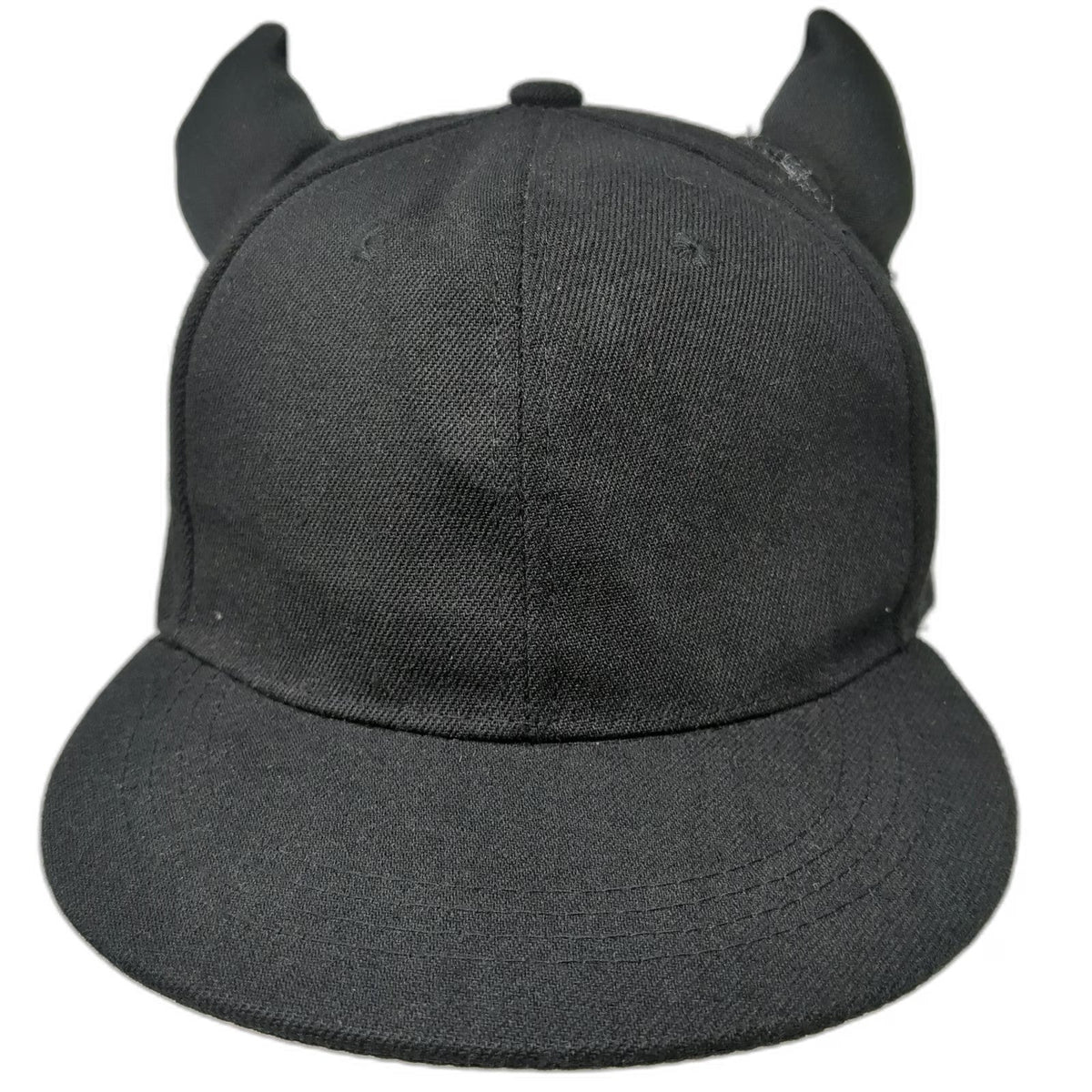 Snapback Black One Size Devil Horns Halloween Costume Cosplay Novelty Demon Hat