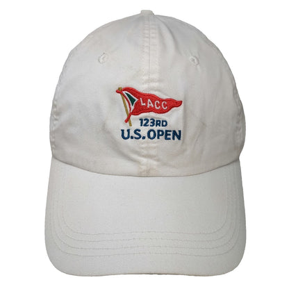 ahead Baseball Cap White One Size 123rd US Open LACC USGA Member Cotton Golf Hat