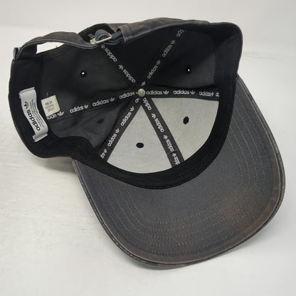 Adidas Baseball Cap Black Camo One Size Trefoil Logo Adjustable Plaque Hat