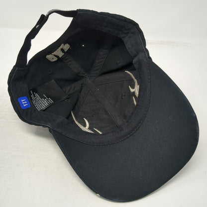 Yeezy GAP Baseball Cap Black One Size Flame Balenciaga Strapback Italy Hat