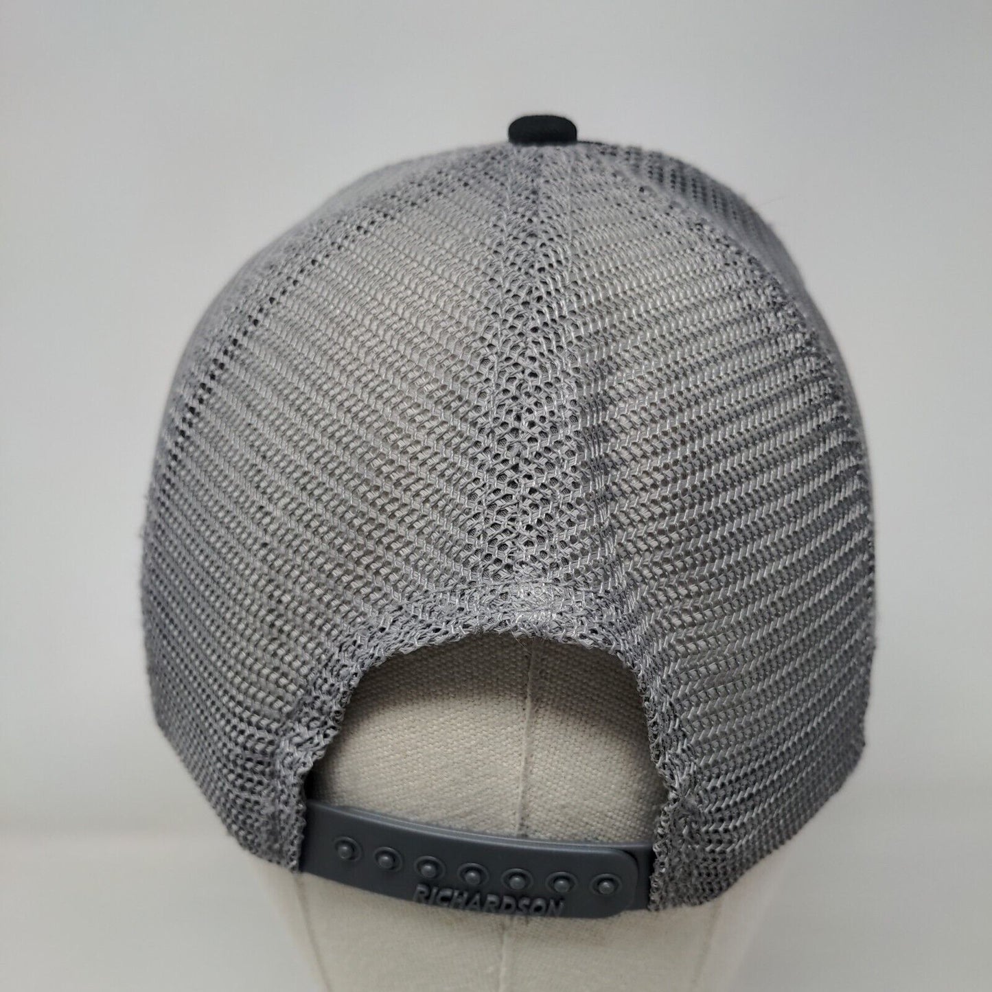 O-BASF We Create Chemistry Snapback Trucker Hat Black M/L Mesh Back