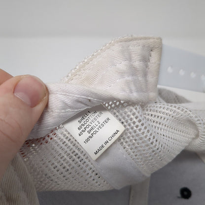 Dayville Mercantile Patch Snapback Trucker Hat Blue One Size Mesh Back