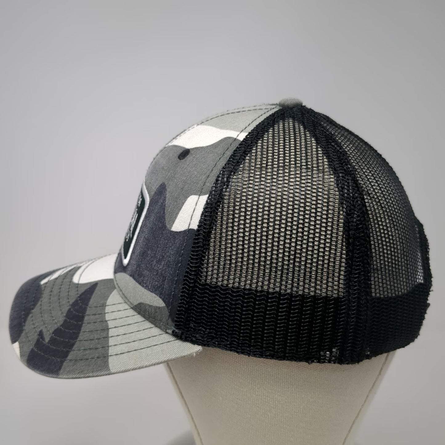 TaylorMade Trucker Hat Gray Camo One Size Original 1979 Mesh Snapback Golf Patch