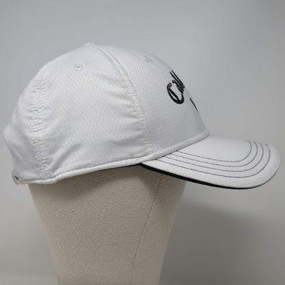 Callaway Baseball Cap White One Size Side Logo Curved Brim Contrast Stitch Hat