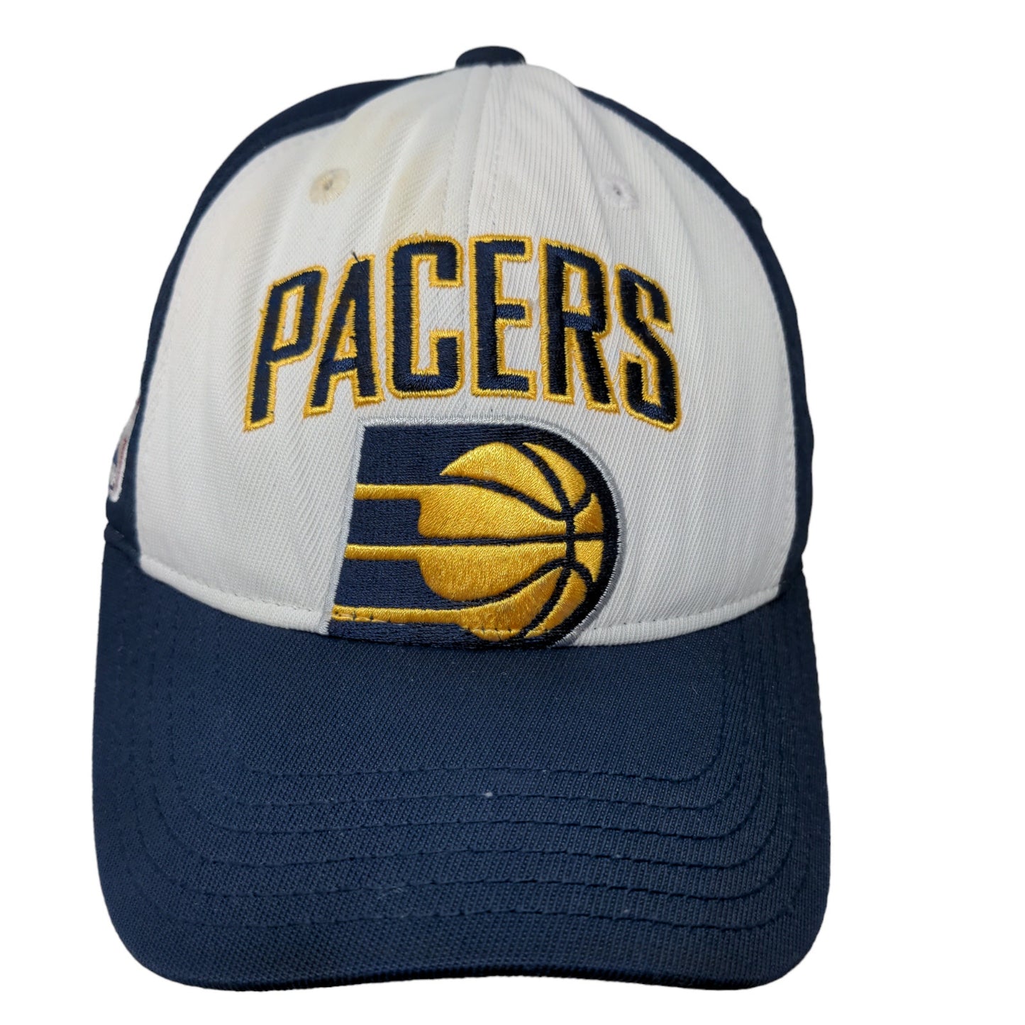 Reebok Boys Fitted Hat Blue White Embroidered Indiana Pacers Logo