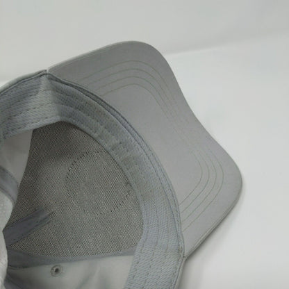 PGA Jr. League Kids Strapback Hat Gray Ages 5-12 Adjustable Breathable Garb