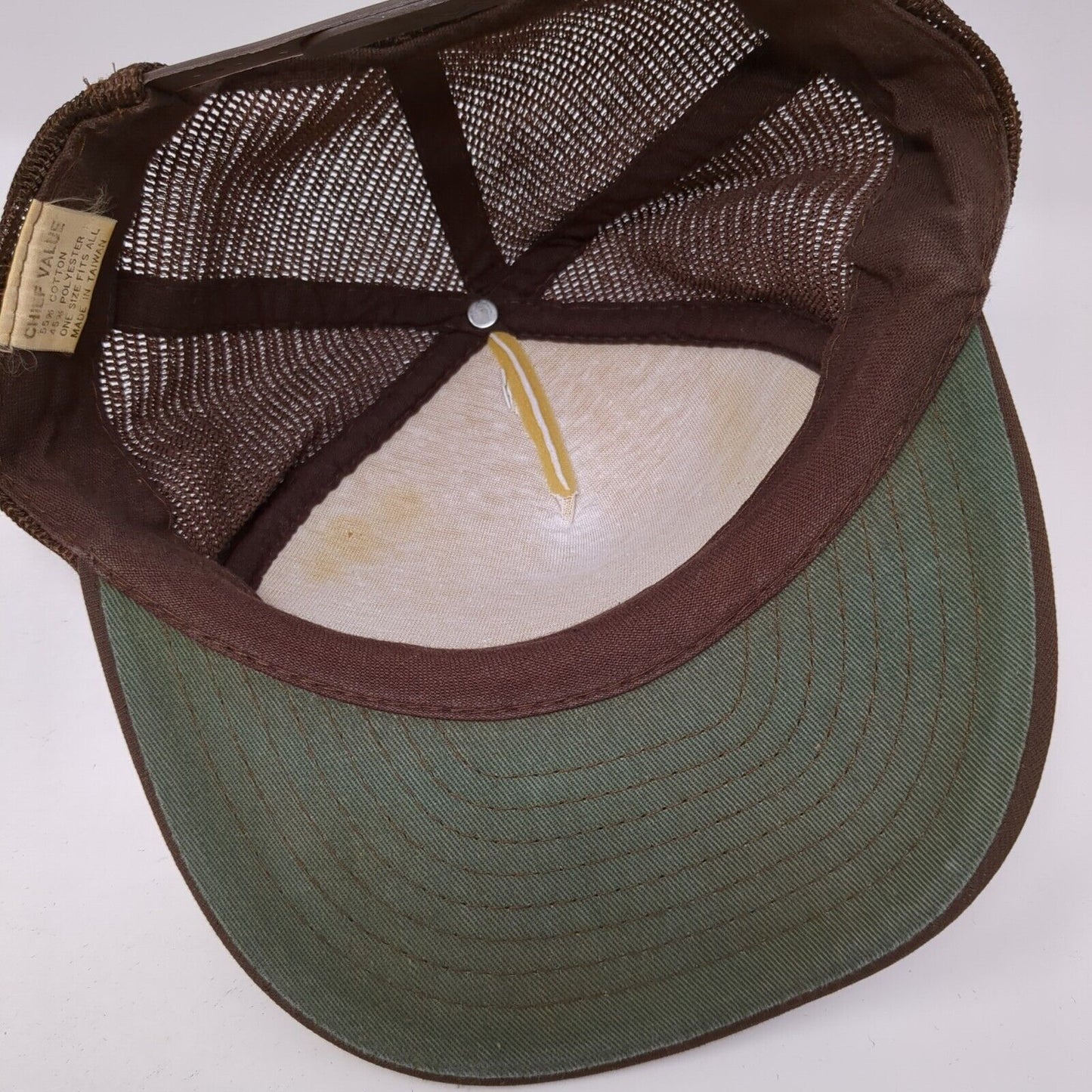 Green & Gabler Studio Perryville Missouri Snapback Trucker Hat Brown OS Mesh