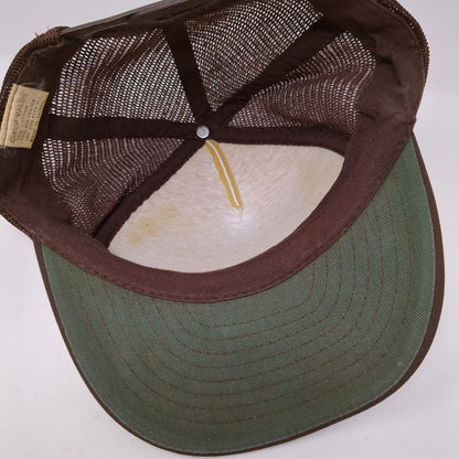 Green & Gabler Studio Perryville Missouri Snapback Trucker Hat Brown OS Mesh