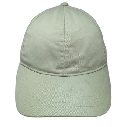 Primark Baseball Cap Green One Size Strapback Blank Solid Adjustable Curved Hat