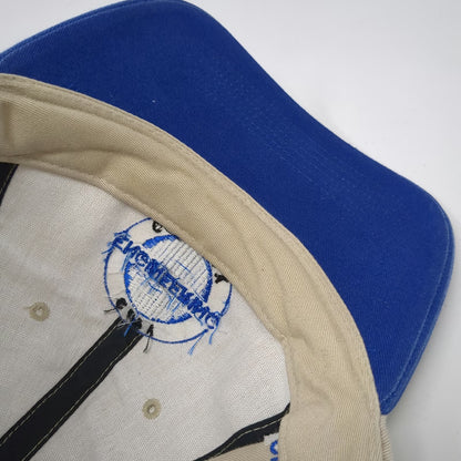 Richardson Baseball Cap Beige Blue One Size Holladay Engineering Strapback Hat