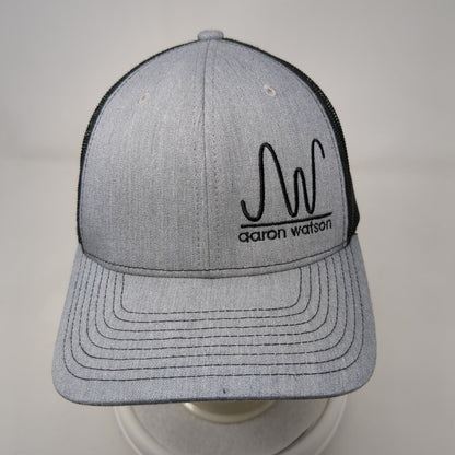 Aaron Watson Snapback Mesh Back Trucker Hat Gray One Size Richardson