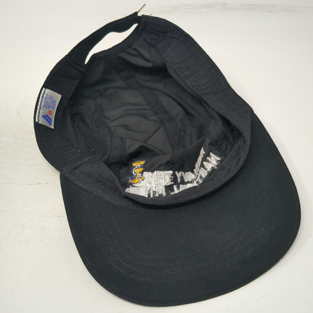 Headsweats Baseball Cap Black One Size Navy Ten Nautical Miler Mesh Race Hat