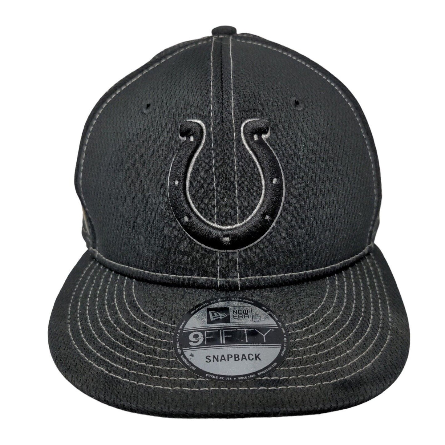 New Era 9Fifty Men's Snapback Hat Black Size OSFM NFL Indianapolis Colts 1953