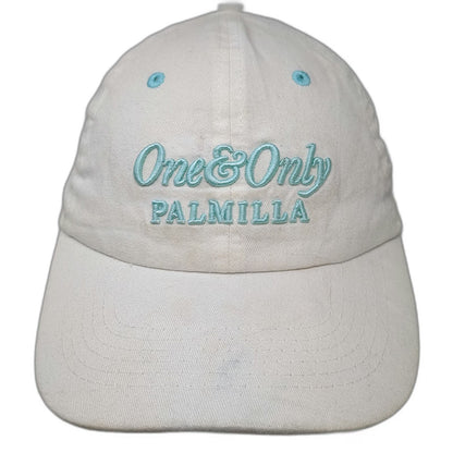 One & Only Palmilla Resort White Baseball Cap One Size Strapback Cotton Hat