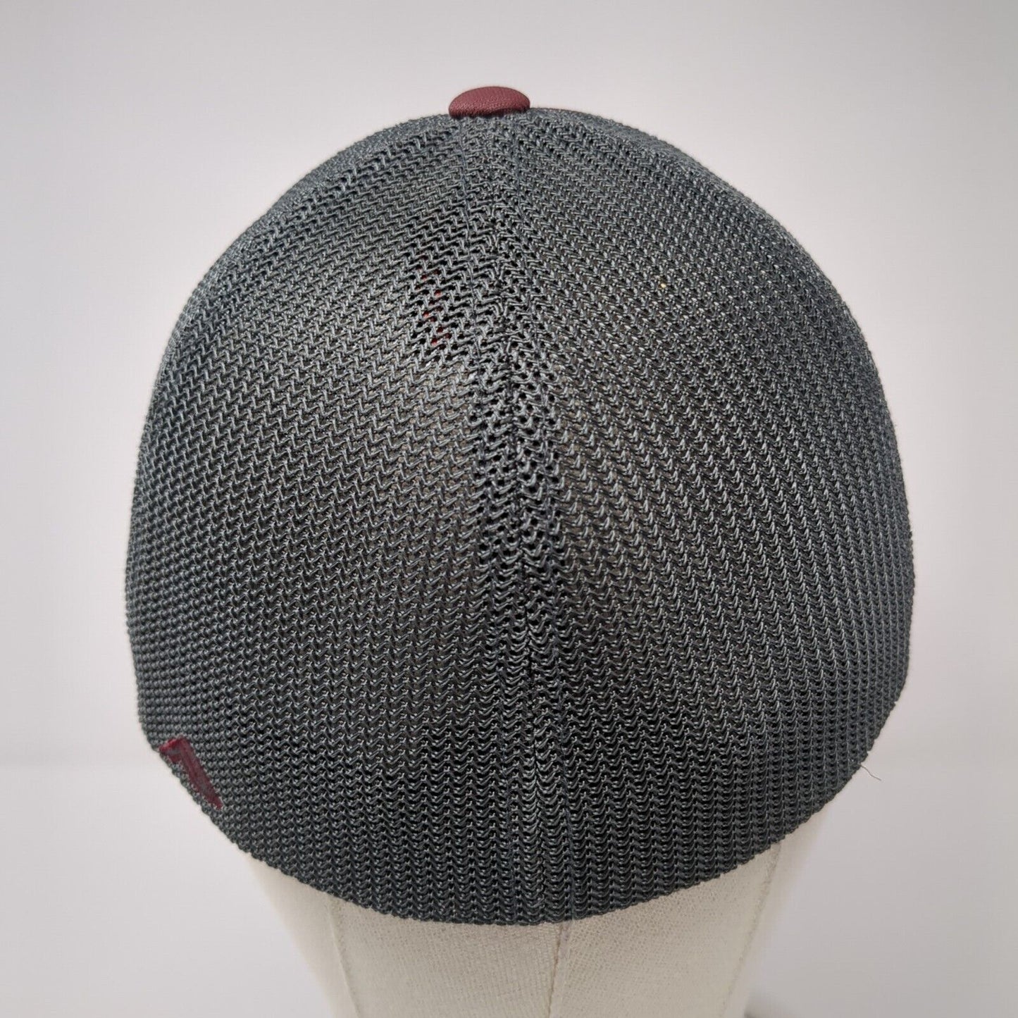 R Fitted Trucker Hat Multicolor 7 3/8 Flexfit Mesh Back 6 Panel Pacific Headwear