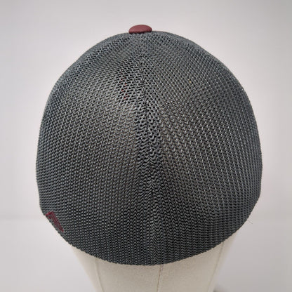 R Fitted Trucker Hat Multicolor 7 3/8 Flexfit Mesh Back 6 Panel Pacific Headwear