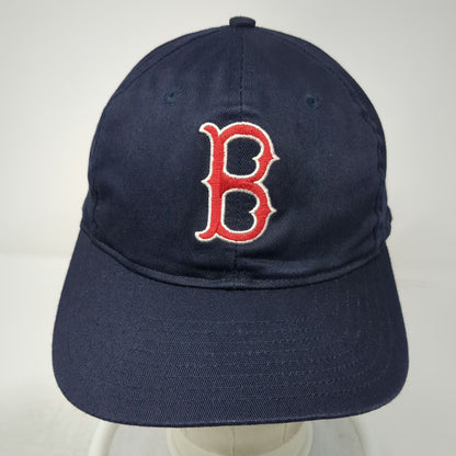 Boston Red Sox MLB Twins Enterprise Snapback Blue Hat One Size Green Underbrim