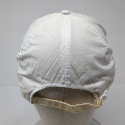Dahomo Strapback Rope Hat White One Size Solid Adjustable Nylon Otto