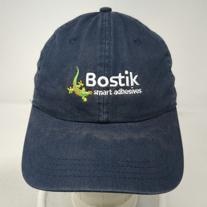 Ahead Baseball Cap Blue One Size Slideback Cotton Embroidered Gecko Logo Hat